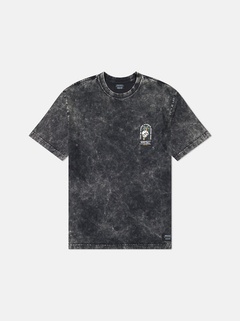 【Blvck Paris】★Tシャツ★ Acid Wash Tee Men-Nav_5aa642b7-259b-4343-