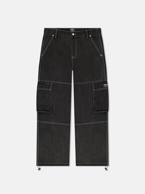 BAGGY DENIM CARGO PANTS – WeSC