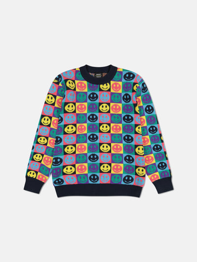 LEON POP SMILEY SWEATER