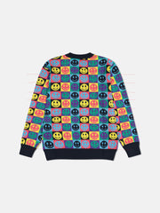 LEON POP SMILEY SWEATER