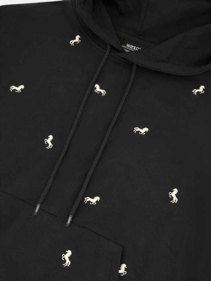 90'S MIKE HOODIE WILD HORSES EMBROIDERED