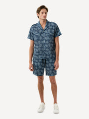 SAFARI CAMPER S/S SHIRT BAMBOO AOP