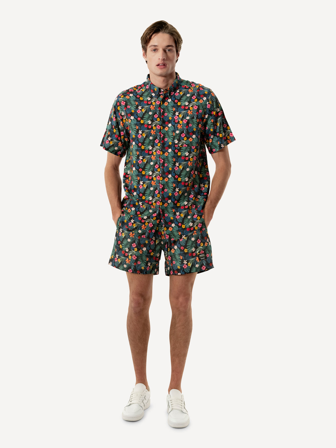 ODEN S/S SHIRT MONSTERA FLOWERS AOP – WeSC