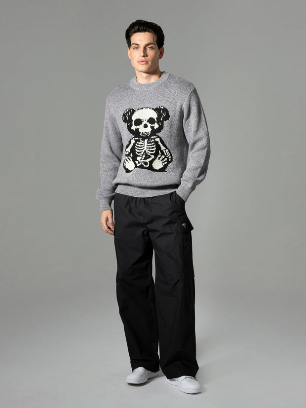 LEON SWEATER SKELETON BEAR