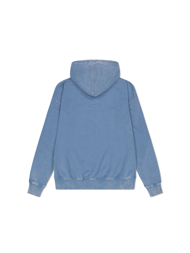 DROPPED SHOULDER HOODIE ENZYME WASHED