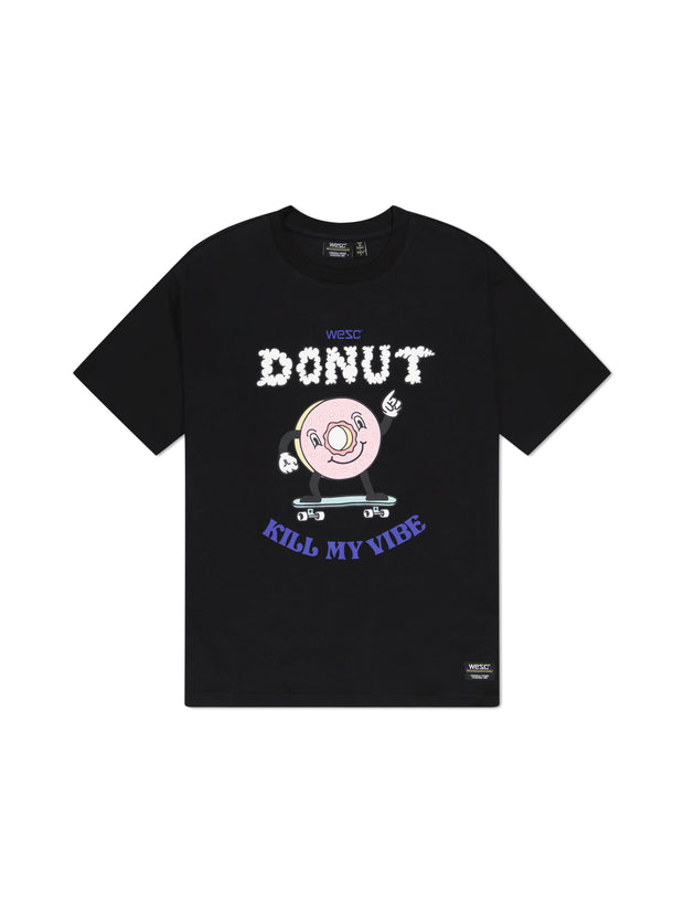 MAX DONUT VIBE S/S BURNOUT TEE