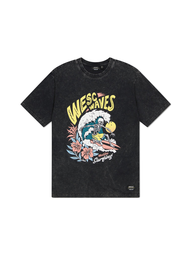 MASON WESC WAVES S/S ENZYME WASHED TEE – WeSC