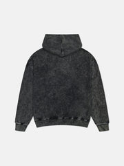 DROPPED SHOULDER HOODIE ENZYME WASH EAT SLEEP REPEAT