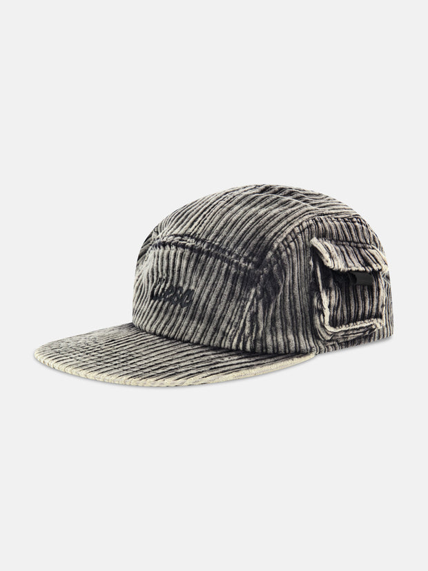 CORDUROY PANEL BLOCK CAMPER HAT