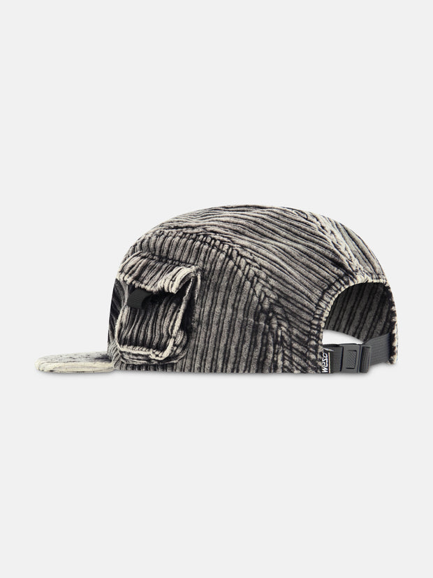 CORDUROY PANEL BLOCK CAMPER HAT