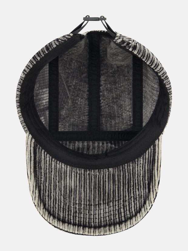 CORDUROY PANEL BLOCK CAMPER HAT