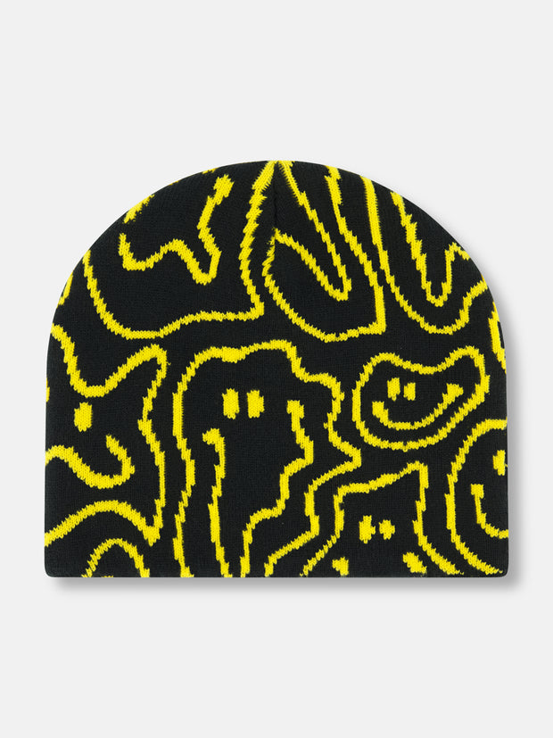 90'S SKATE BEANIE WARPED SMILEY