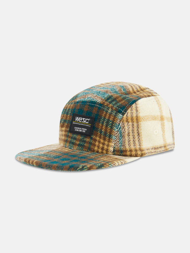 5 PANEL LARGE PLAID CAMPER HAT