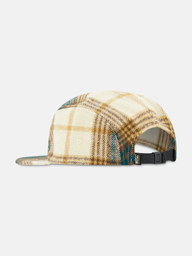 5 PANEL LARGE PLAID CAMPER HAT