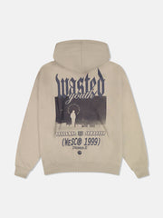 DROPPED SHOULDER HOODIE GOTHIC WASTED YOUTH