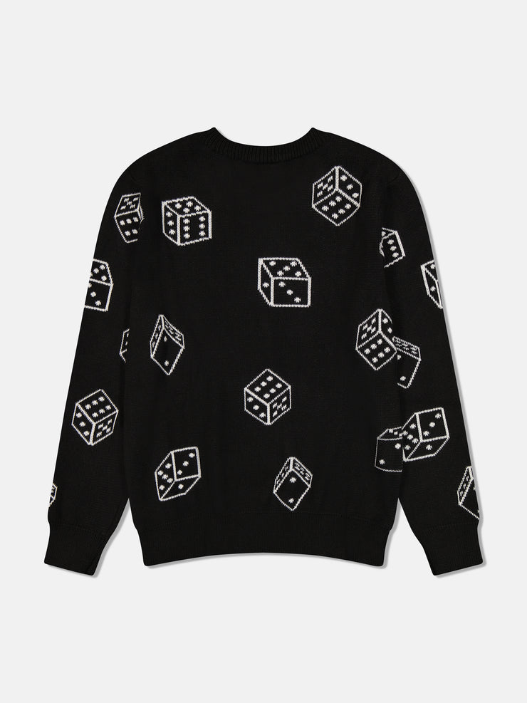 LEON TOSSED DICE SWEATER