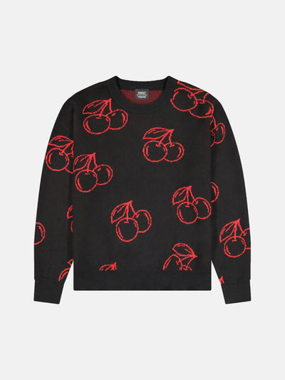 LEON CHERRIES OUTLINE SWEATER