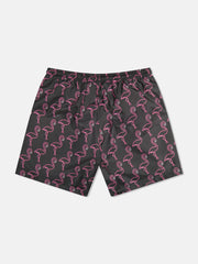 ZACK SWIM TRUNK NEON FLAMINGO AOP
