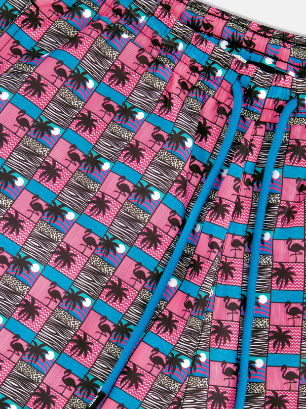 ZACK SWIM TRUNK PARADISE LOST SCENERY AOP