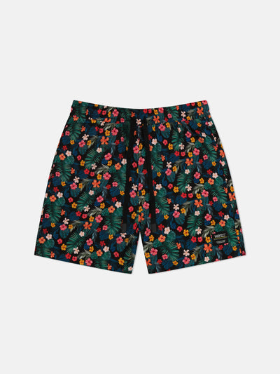 AUSTIN SHORTS MONSTERA FLOWERS AOP