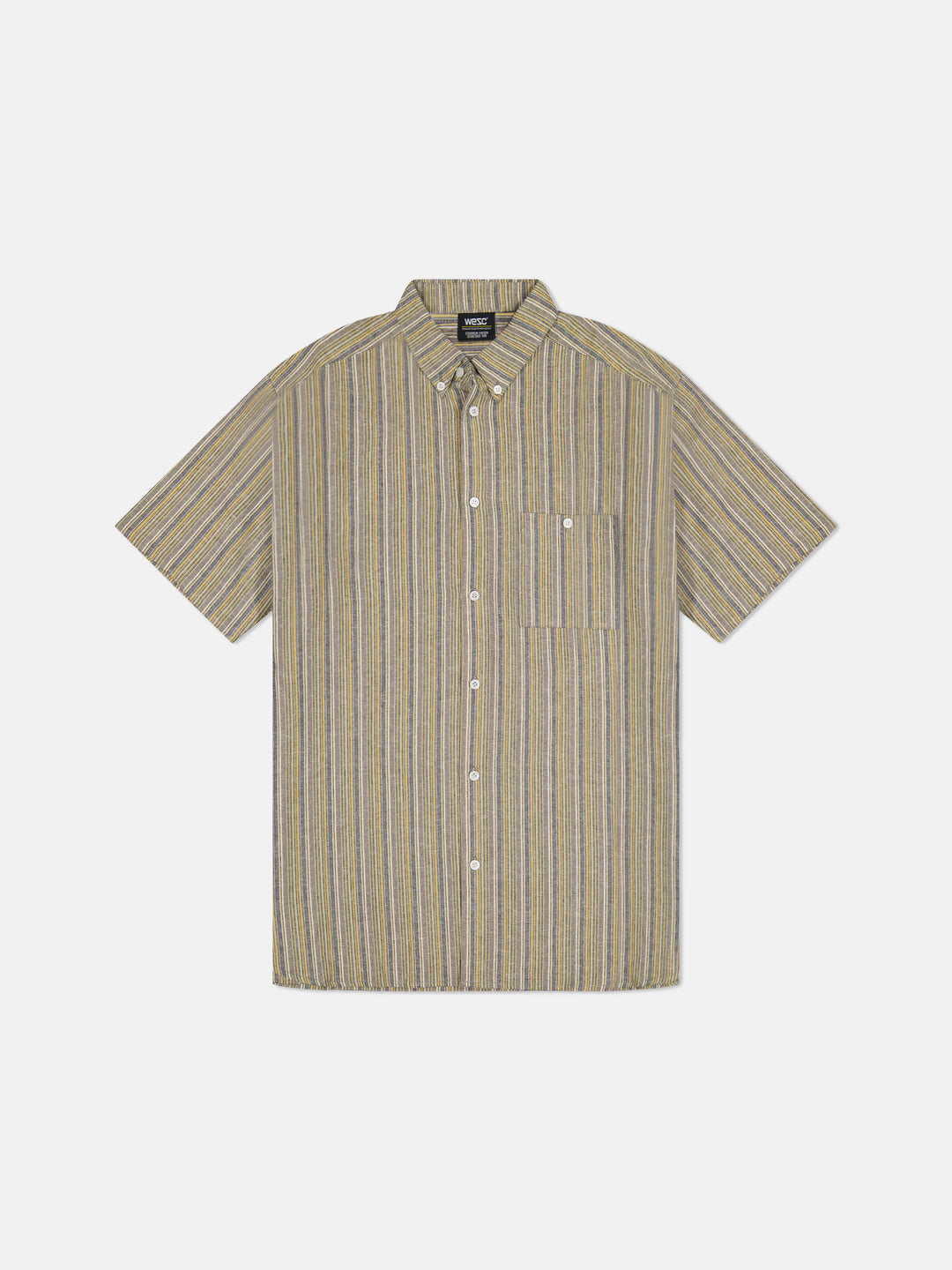 ODEN S/S SHIRT YARN-DYE MINI VERTICAL STRIPE – WeSC