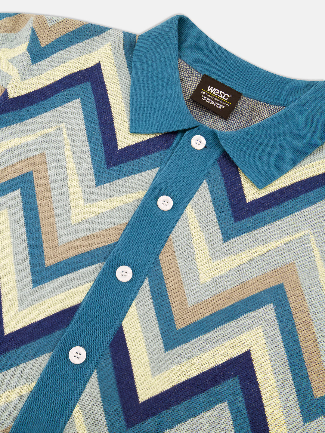 トップス Beck and call  vector mosaic knit polo Beck and call vector mosaic knit polo