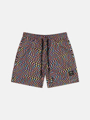 ZACK SWIM TRUNK COLOR WARP AOP