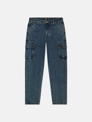 DENIM CARGO PANTS