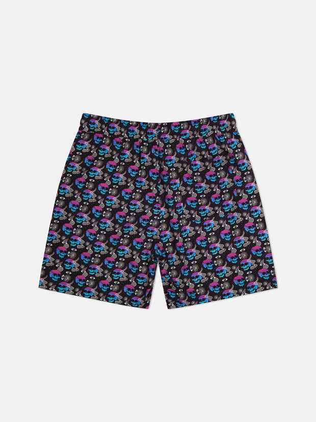 AUSTIN SHORTS TRIPPY SKULLS