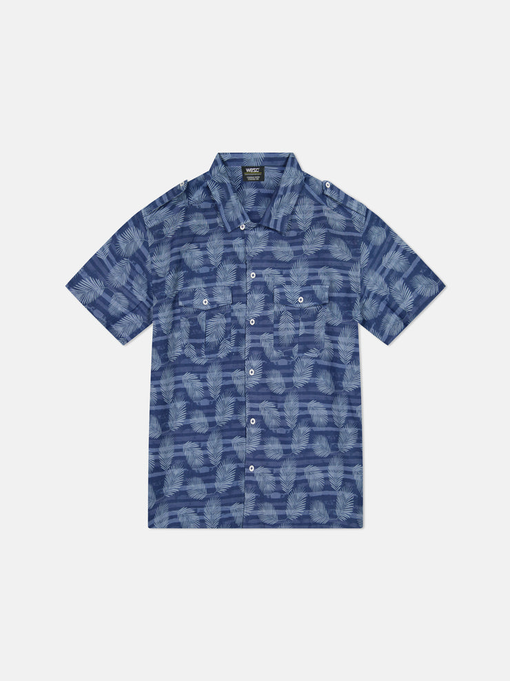 SAFARI CAMPER S/S SHIRT BAMBOO AOP