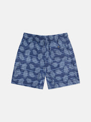 LINEN UTILITY CARGO SHORTS BAMBOO AOP