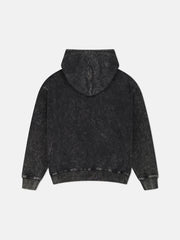 DROPPED SHOULDER HOODIE ENZYME WASH PALM LOGO