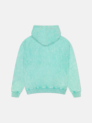 DROPPED SHOULDER HOODIE ENZYME WASH PALM LOGO