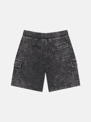 MARTY CARGO SHORTS ENZYME WASHED PALM LOGO