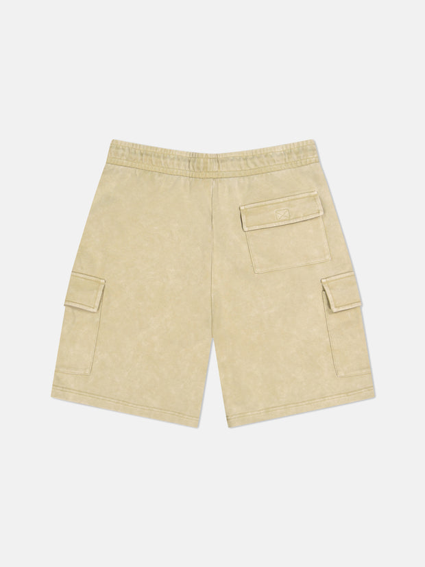 MARTY CARGO SHORTS ENZYME WASHED PALM LOGO