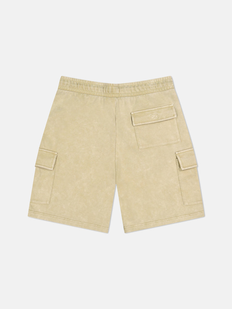 MARTY CARGO SHORTS ENZYME WASHED PALM LOGO