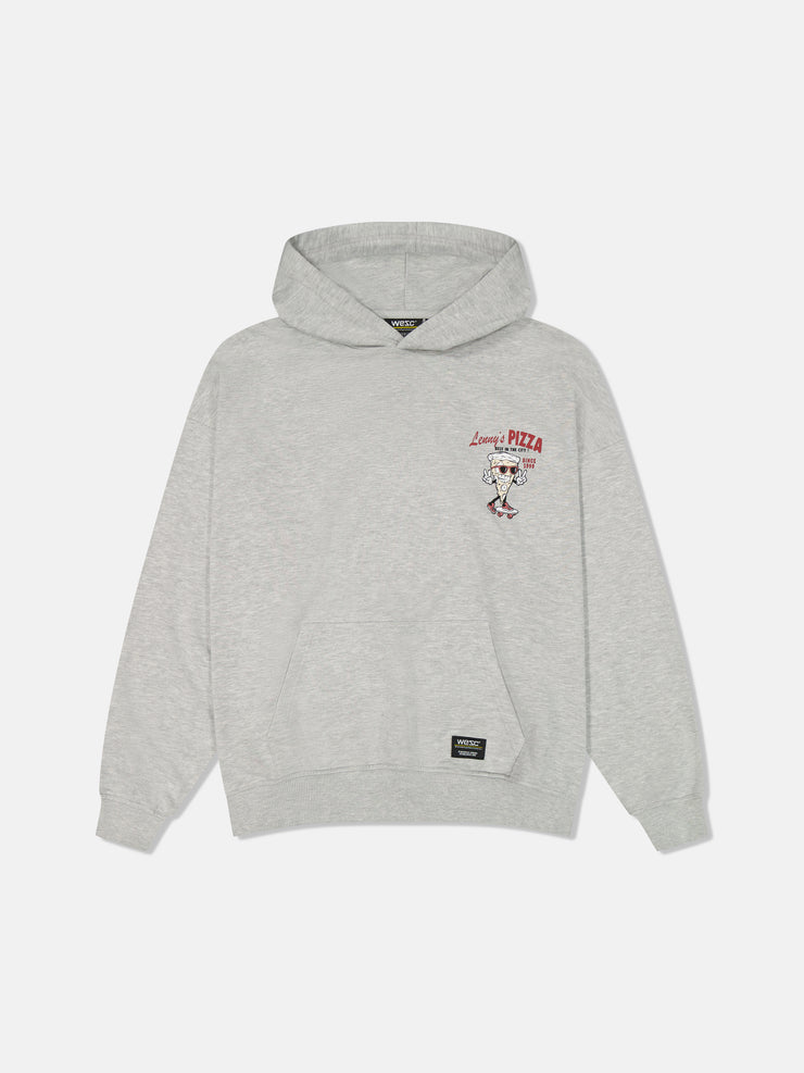 DROPPED SHOULDER HOODIE PIZZA