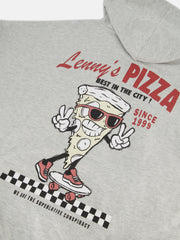 DROPPED SHOULDER HOODIE PIZZA