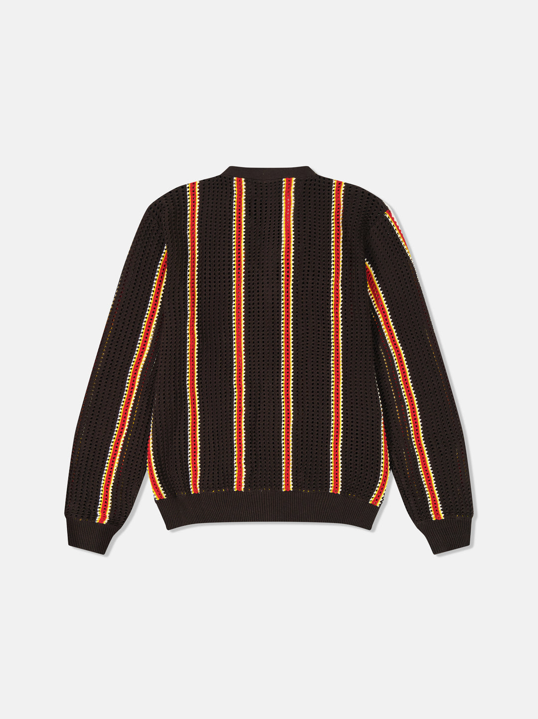 BORIK 2 OPEN HOLE KNIT STRIPE CARDIGAN – WeSC