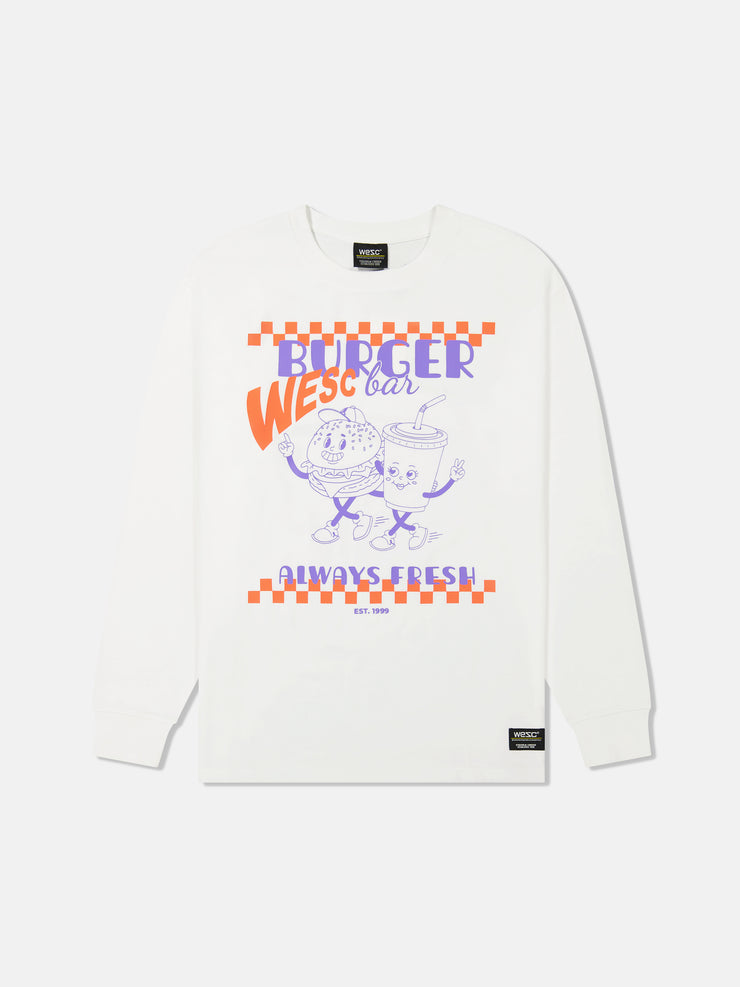 KENDRICK L/S BURGER BAR TEE