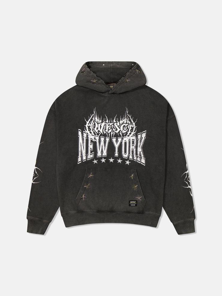 DROPPED SHOULDER HOODIE WESC GOTHIC