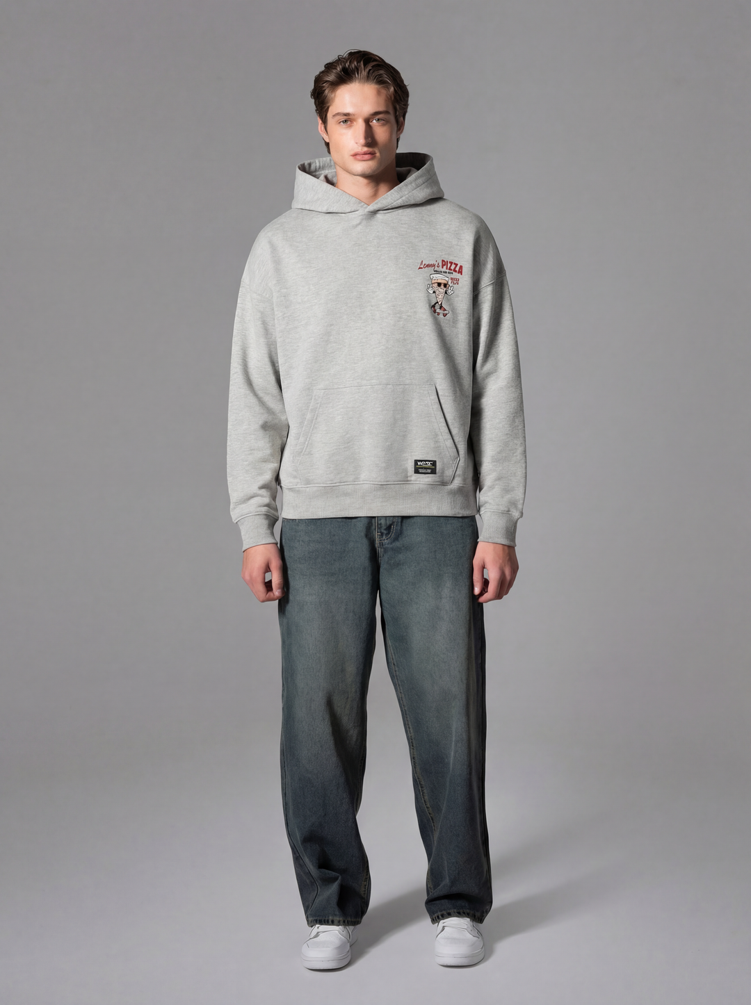DROPPED SHOULDER HOODIE PIZZA – WeSC