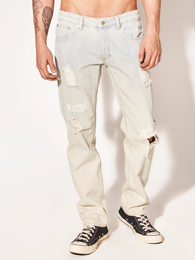 BOB DECONSTRUCTED WY STRAIGHT JEANS