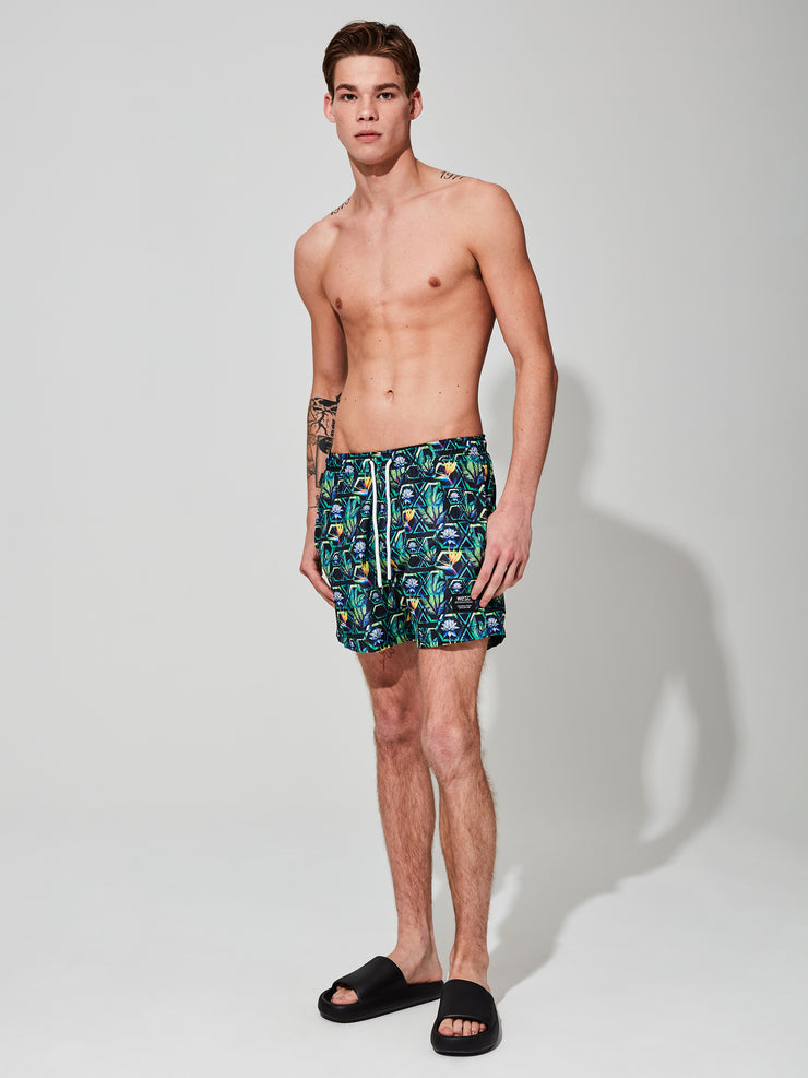 ZACK GEO FLORAL AOP