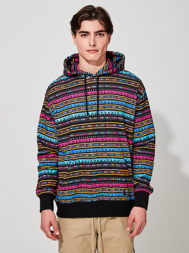 MIKE SUMMER AZTEC AOP HOODIE