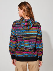 MIKE SUMMER AZTEC AOP HOODIE
