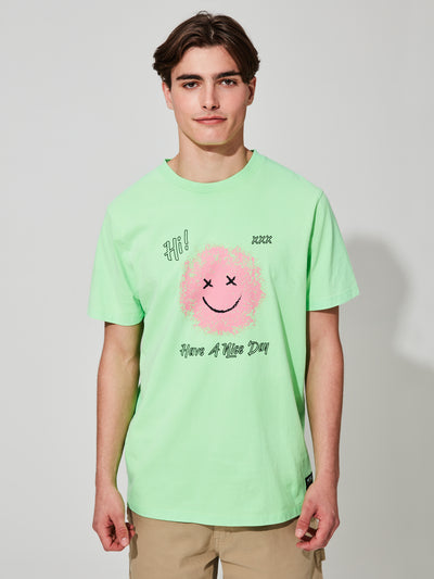 Wesc Men's Max Bandana Print Graphic Tee Shirt