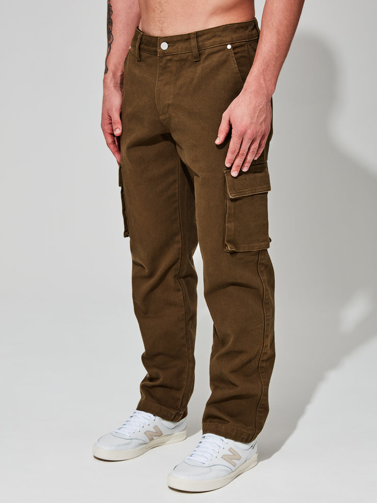 Luxe-T Men's Twill Cargo Pants