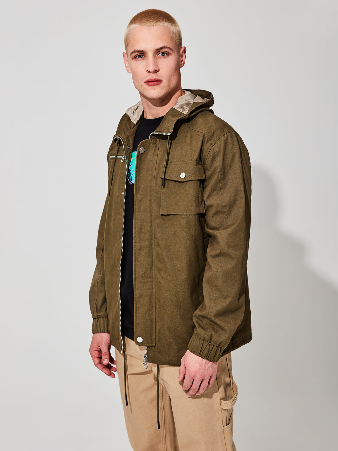 Olive colored jacket best sale