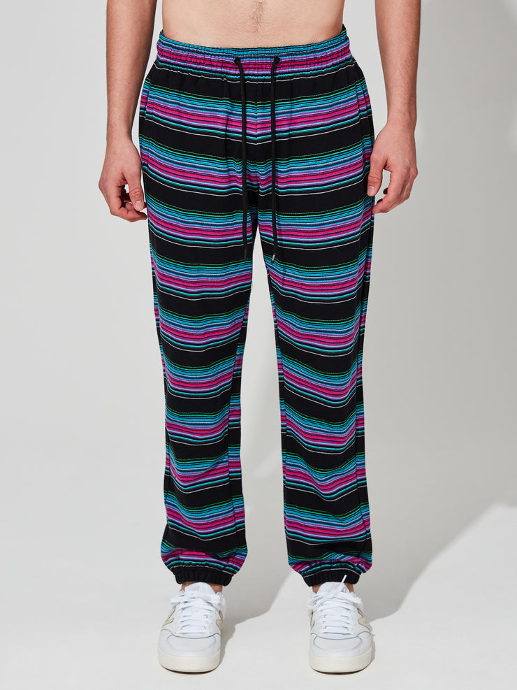 JOGGER NEON LIGHT YARN DYE STRIPE